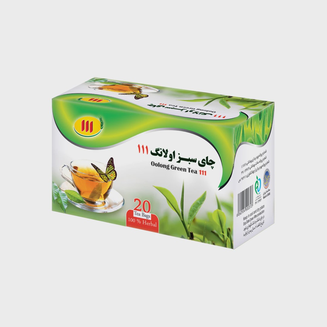 چای سبز اولانگ 111 - تیبگ 20 عددی