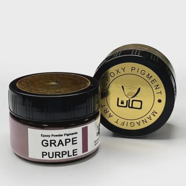 رنگ پودری صدفی بنفش انگوری - grape purple