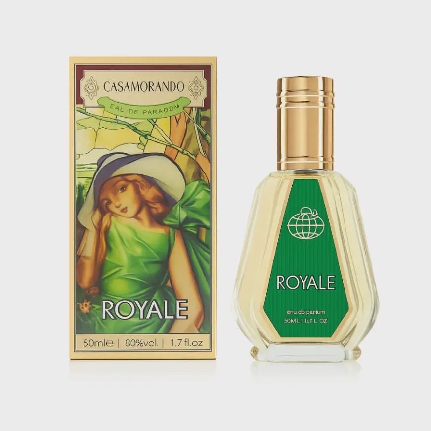 عطر ادکلن زنانه زرجوف کازاموراتی لیرا رویال فراگرنس ورد 50 میل Fragrance World Xerjoff Casamorati lira