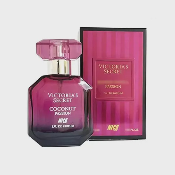 ادوپرفیوم مینیاتوری زنانه نایس پاپت Nice مدل ویکتوریا سکرت کوکونات پشن Victoria Secret Coconut Passion حجم 30 میلی مدل 1