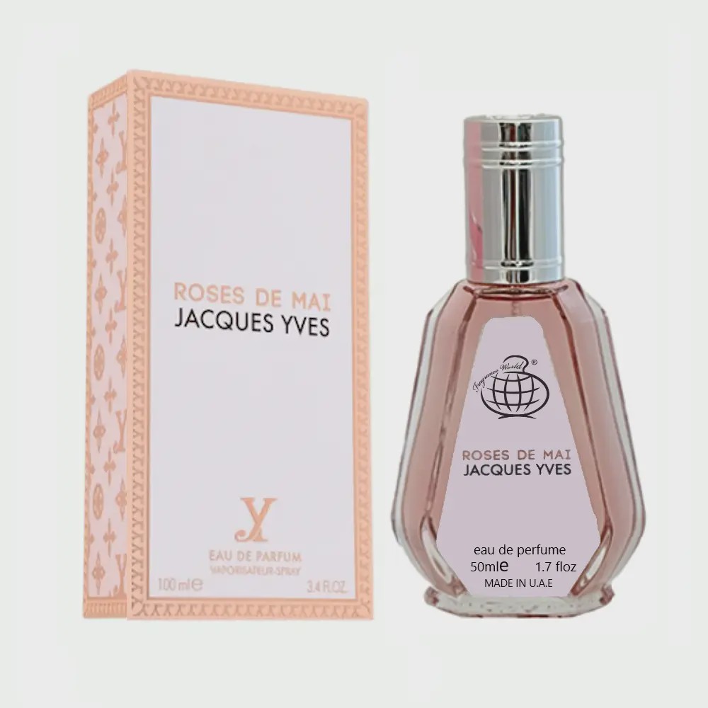 ادکن فراگرنس ورد مدل رز د مای ژاک ایو رایحه لویی ویتون فلور دو دزرت 50 میل ROSES DE MAI JACQUES YVES