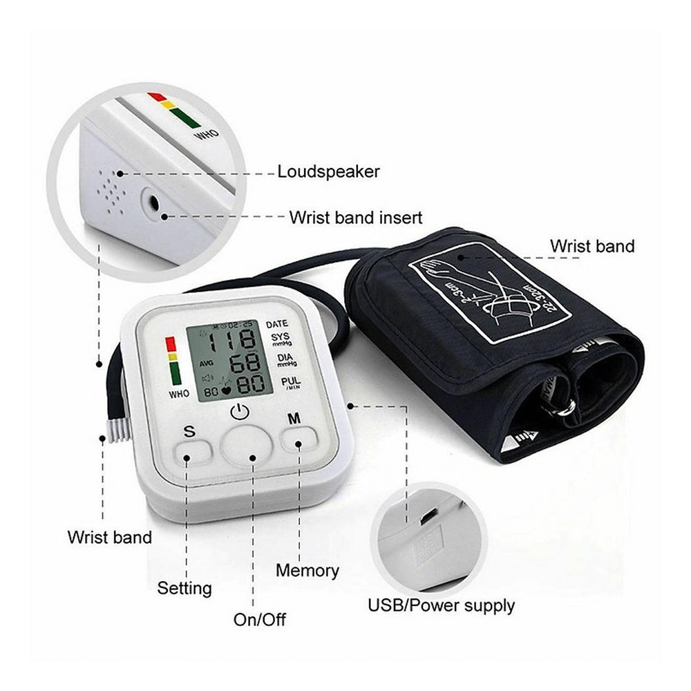 فشارسنج سخنگو فارسی بازویی دیجیتال آرم استایل BW-3205