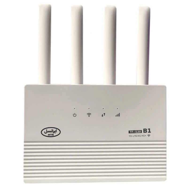 مودم روتر 4G ایرانسل مدل TF-i120 B1 با حمایت LTE Cat 12، سرعت دانلود 600 مگابیت، آپلود 100 مگابیت، وای فای دوبانده 2....