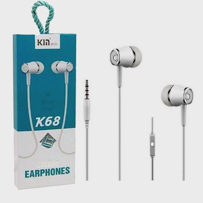هندزفری رنگی k68 - kin با کیفیت خوب