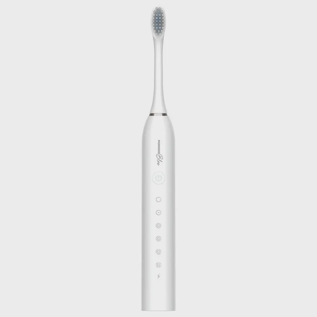 مسواک شارژی اقتصادی Porodo مدل Electric Toothbrush with Memory Function شش حالت شست وشو، IPX7 و شارژدهی طولانی
