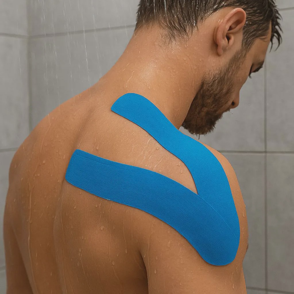 چسب کنزو تیپ کیندمکس Kindmax Kinesiology Tape نوار درمانی و ورزشی حرفهای ضد آب و ضد حساسیت