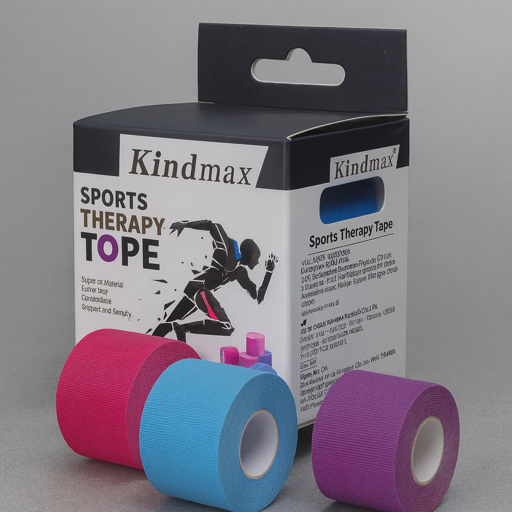 چسب کنزو تیپ کیندمکس Kindmax Kinesiology Tape نوار درمانی و ورزشی حرفهای ضد آب و ضد حساسیت