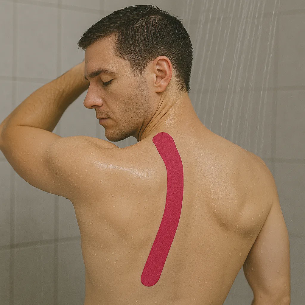 چسب کنزو تیپ کیندمکس Kindmax Kinesiology Tape نوار درمانی و ورزشی حرفهای ضد آب و ضد حساسیت