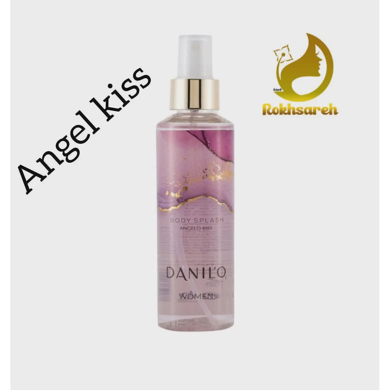 بادی اسپلش دنیلو مدل Angelo Kiss زنانه صورتی 220 میلی لیتر