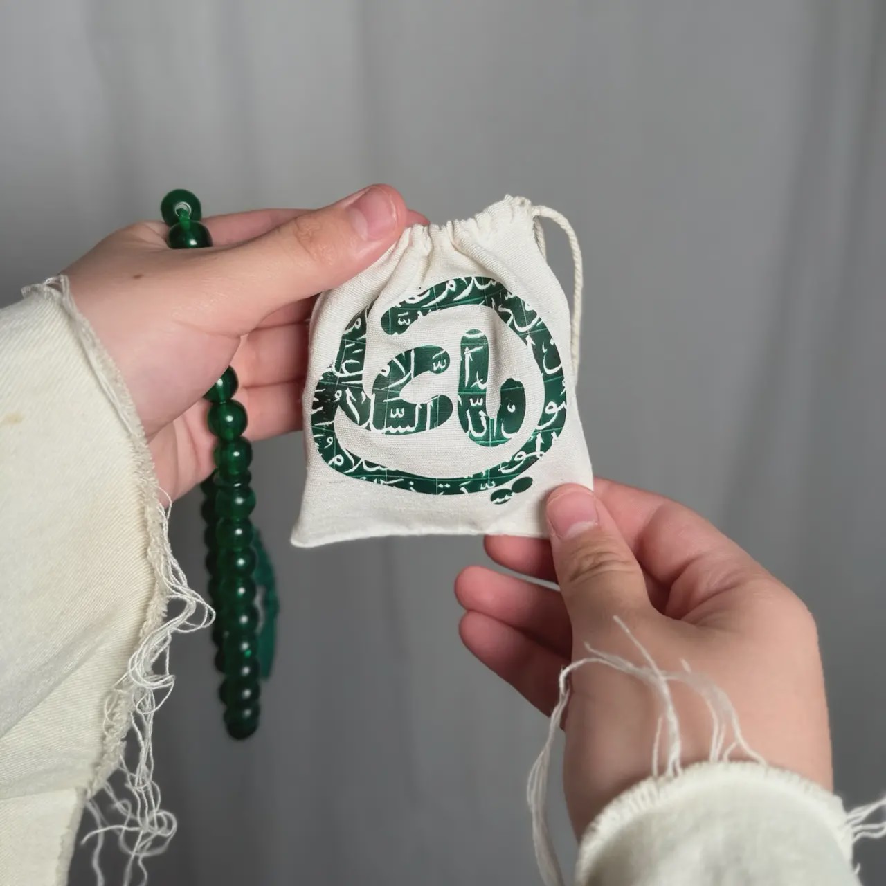 کیسه پارچه ای یاعلی دایرهk80447
