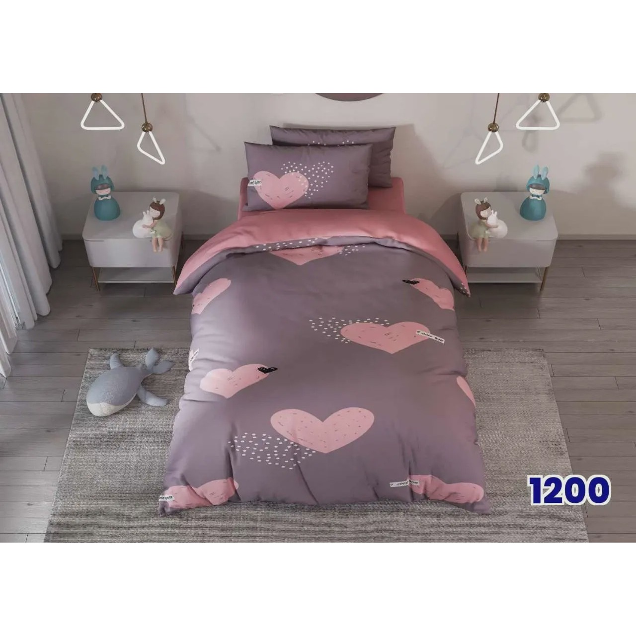 روتختی سه بعدی یکنفره کارینا 5تیکه کد 1200