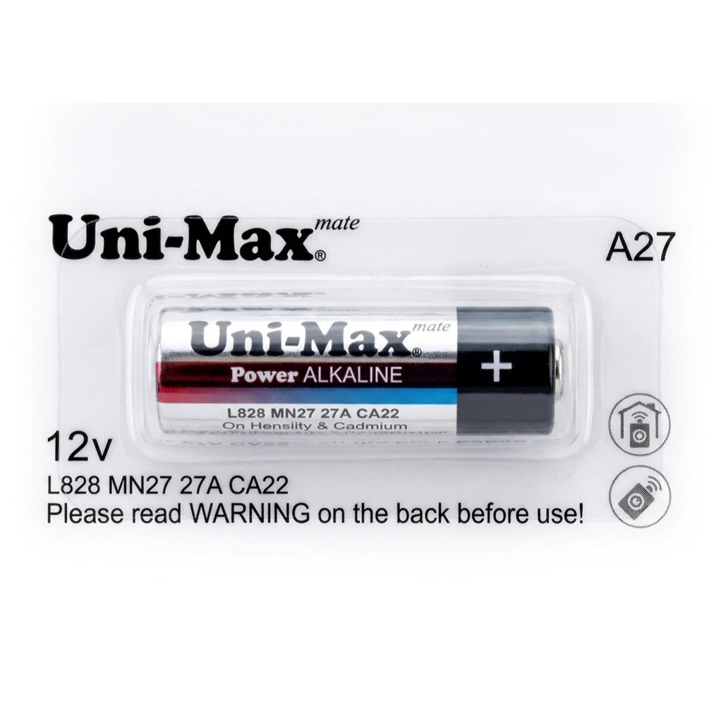 باتری A27 ریموت یونی مکس (Uni Max) مدل Power Alkaline