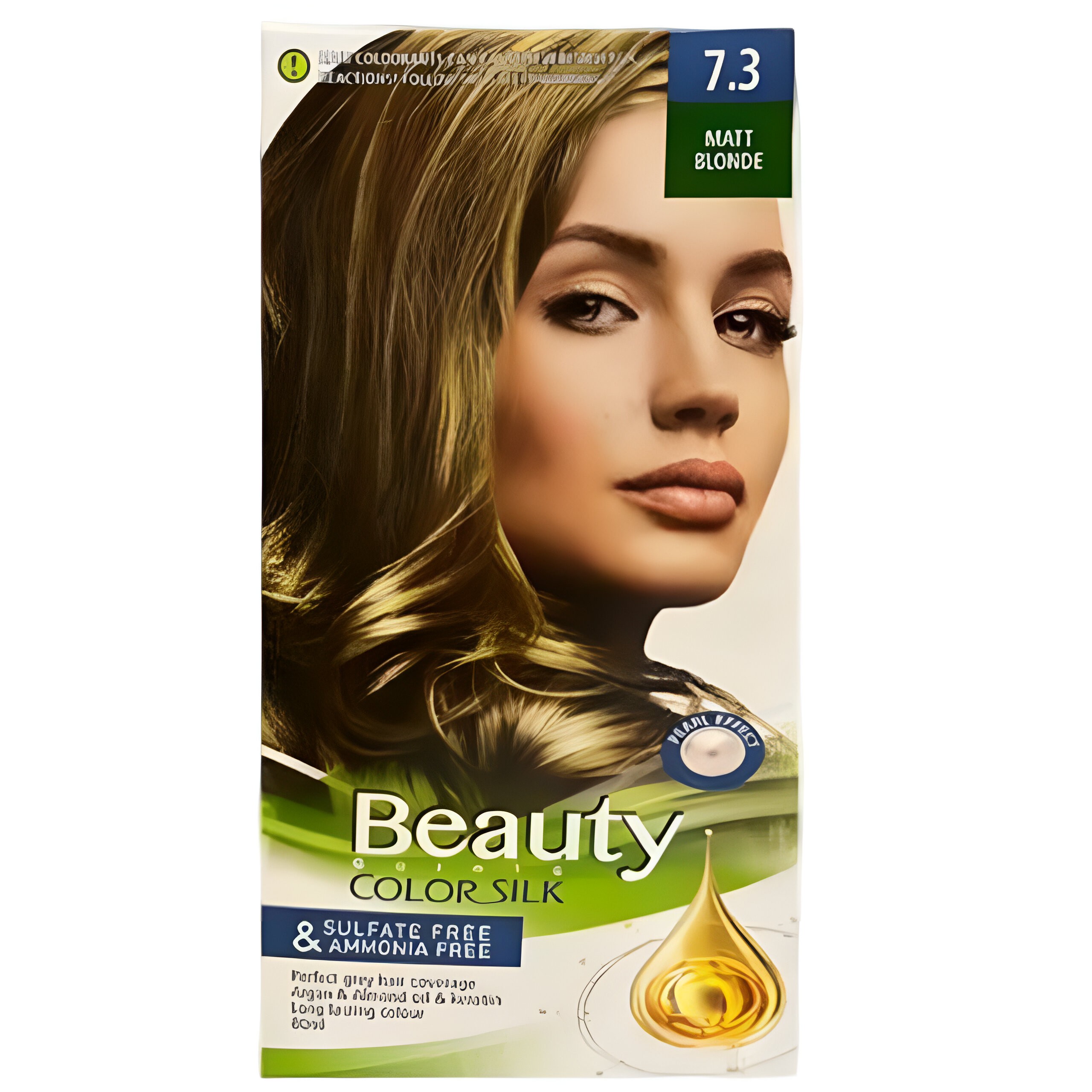 کیت رنگ مو بیوتی شماره 7 3 (MATT BLONDE) بلوند زیتونی حجم 80 میلی لیتر