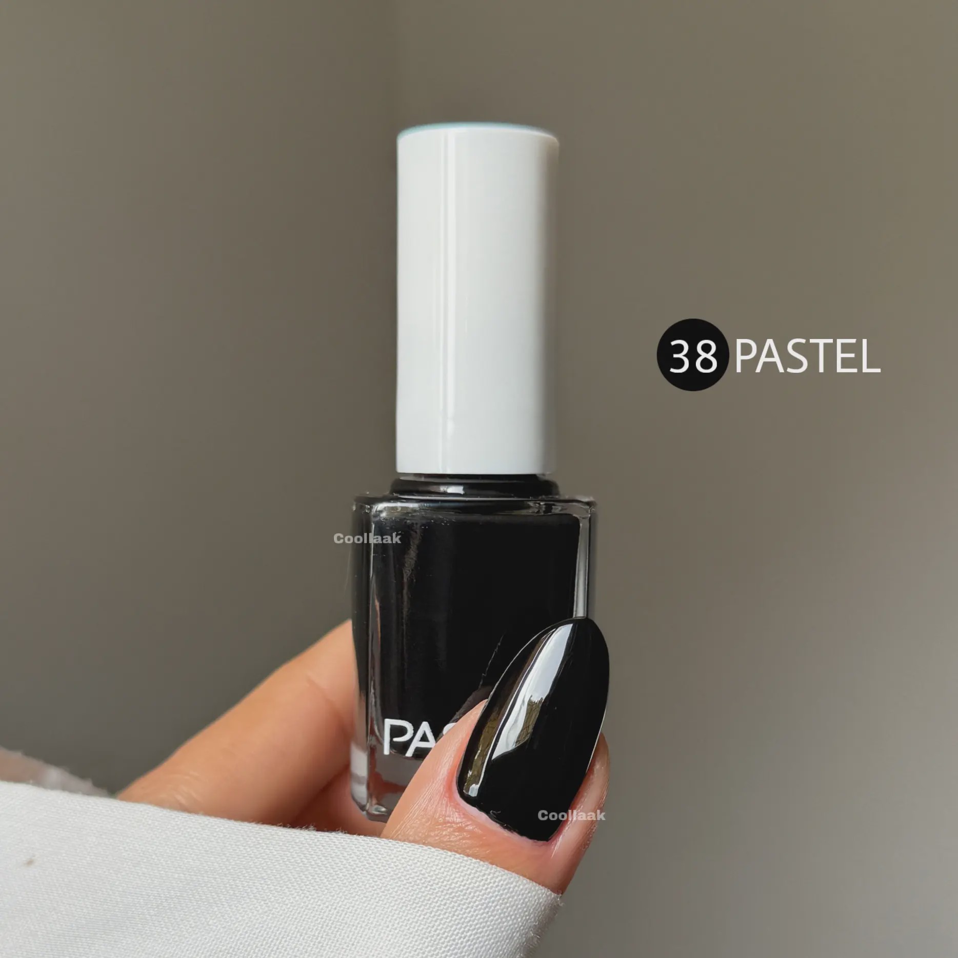 لاک پاستل PASTEL 38 مشکی