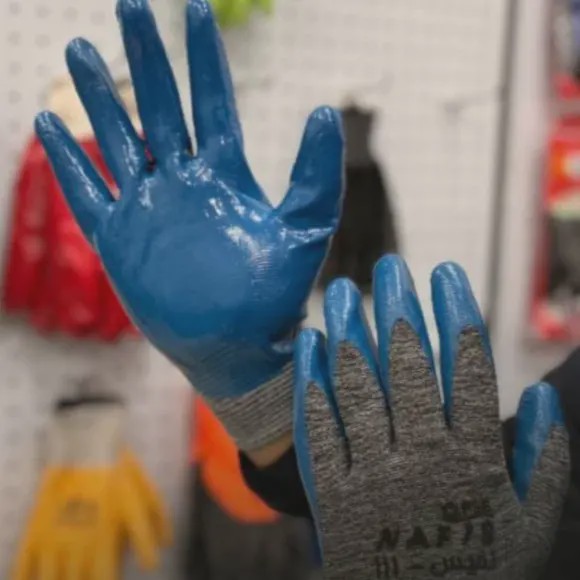 دستکش نیتریل نفیس 111(فروش 12جفتی)