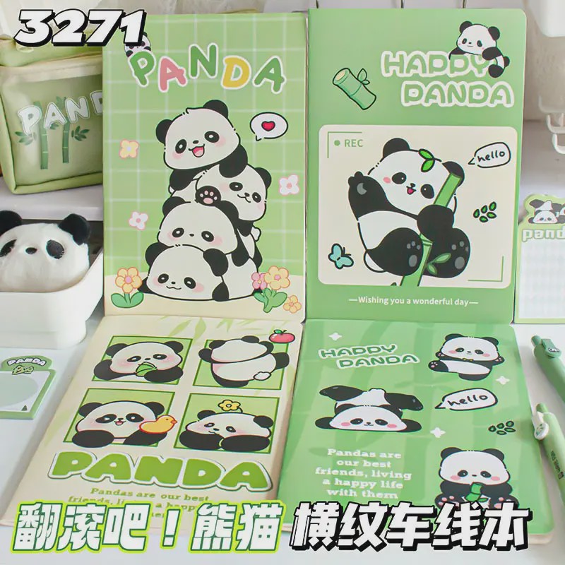 دفتر فانتزی Panda برند Moka