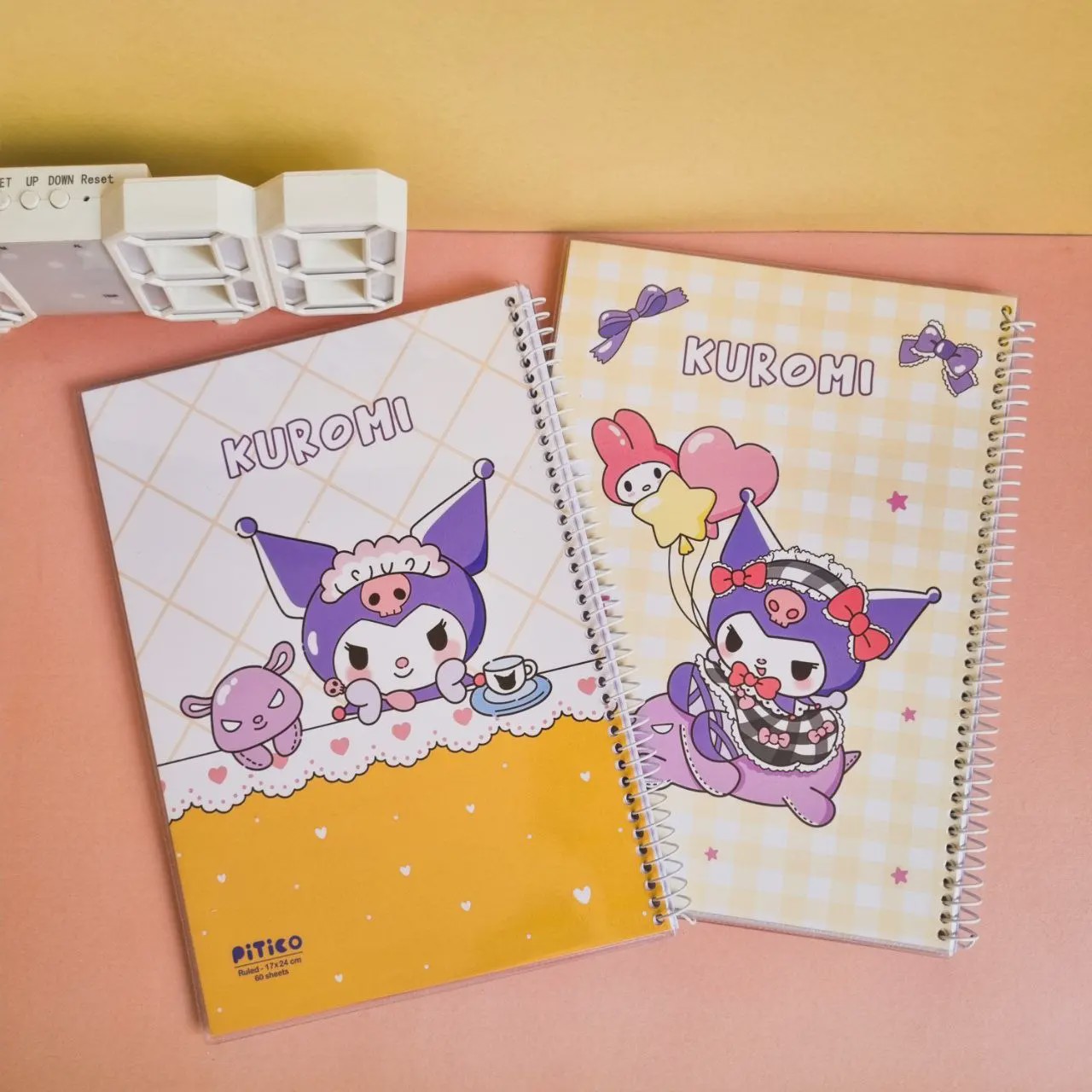 دفتر مجلد 60 برگ فانتزی Pitico مدل Kuromi کد 327مدل 2