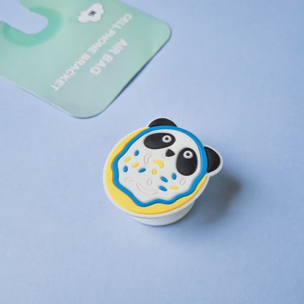 پاپ سوکت سیلیکونی طرح Panda Dounut
