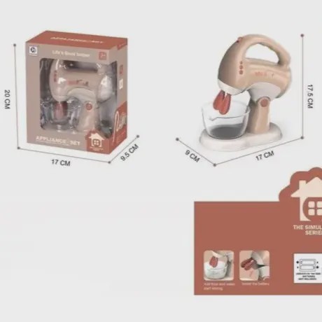 میکسر و همزن موزیکال چراغدار لوازم خانگی YIHUT TOYS مدل YH129-6S