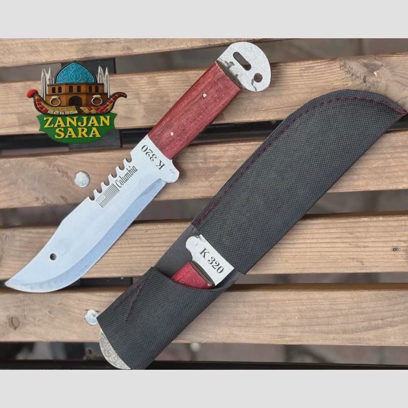 چاقو شکاری فولاد k320 زنجان