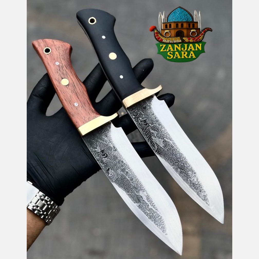 چاقو شکاری طرح کوسه ای استاد فضلی زنجان