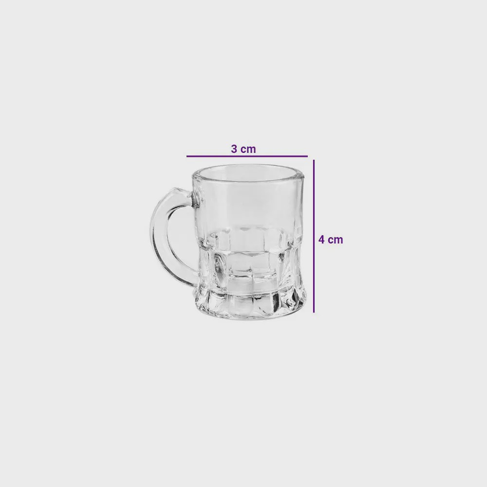 شات شیشه ای آب طرح پوما