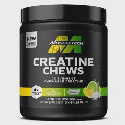مکمل اورجینال کراتین جویدنی ماسل تک 90 عددی MuscleTech Creatine Chews
