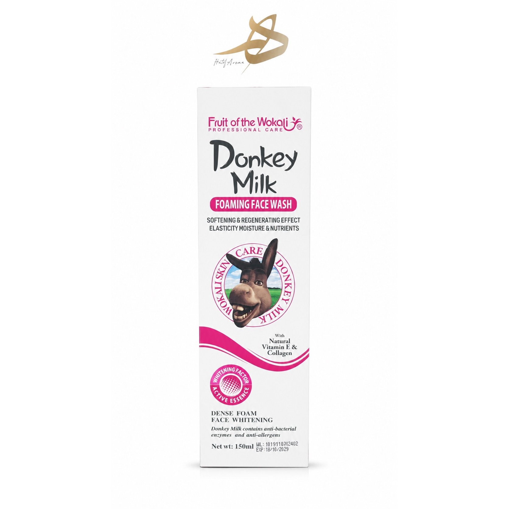 فوم شست وشوی صورت شیر الاغ وکالی مدل Donkey Milk حجم 150 میلی لیتر