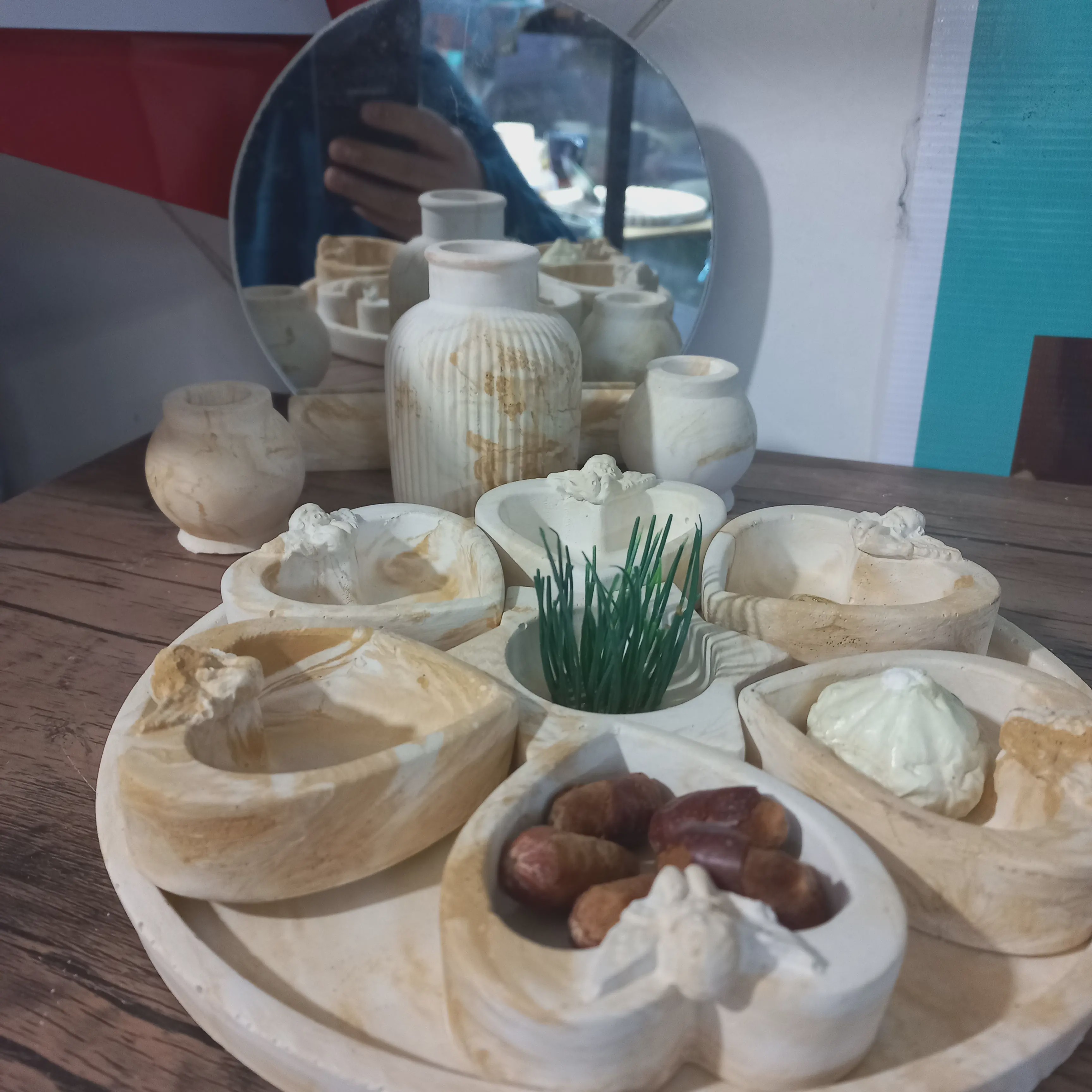 هفت سین - رگه دار-سنگ مصنوعی