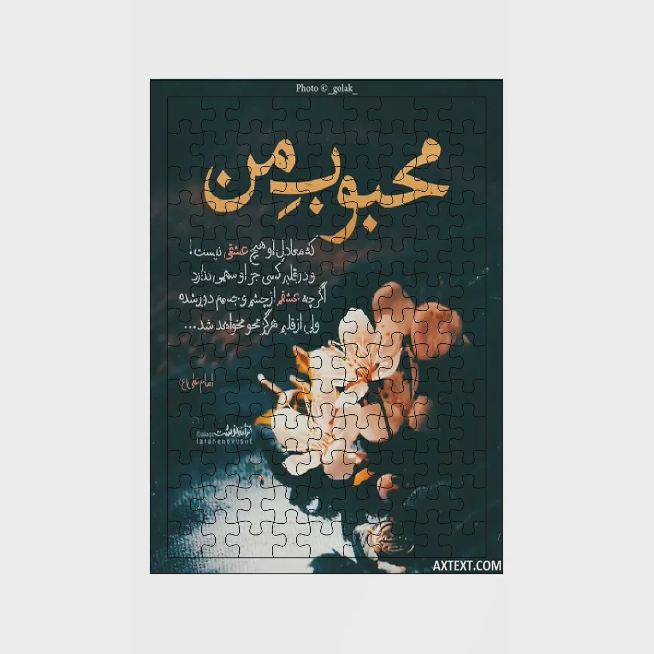 پازل طرح محبوب کد 959
