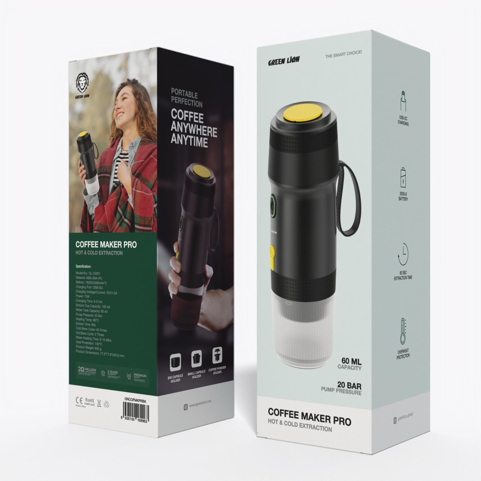 اسپرسو ساز گرین لاین Green Lion مدل Coffee Maker Pro