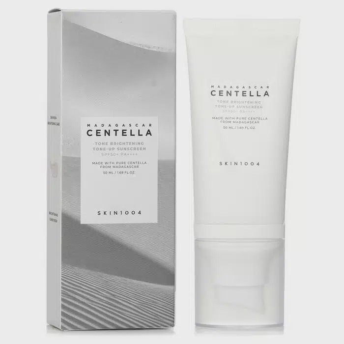 ضدآفتاب ضدلک و روشن کننده تون آپ سنتلا اسکین 1004-CENTELLA TONE BRIGHTENING TONE-UP SUN CREAM