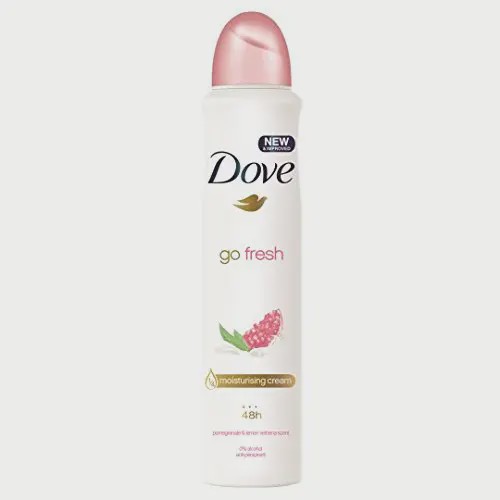 اسپری ضد تعریق داو مدل Go Fresh با عصاره انار و لیمو Dove Go Fresh Pomegranate Lemon Verbena Deodorant Spray
