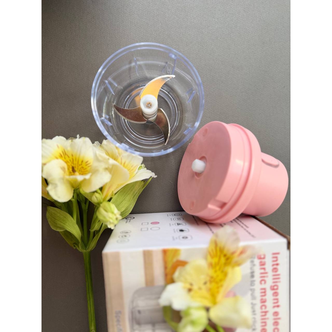 مینی خردکن شارژی اورجینال سه تیغه خرید خردکن برقی کوچک برای آشپزی سریع، غذای کودک و سبزیجات