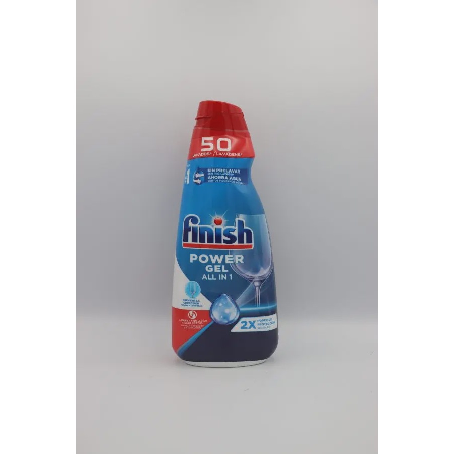 ژل ماشین ظرفشویی فینیش 1000 میل مدل Power Gel All in Oneژل Finish Power Gel