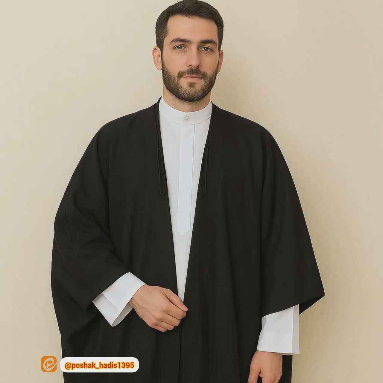عبا نمازی مردانه مشکی