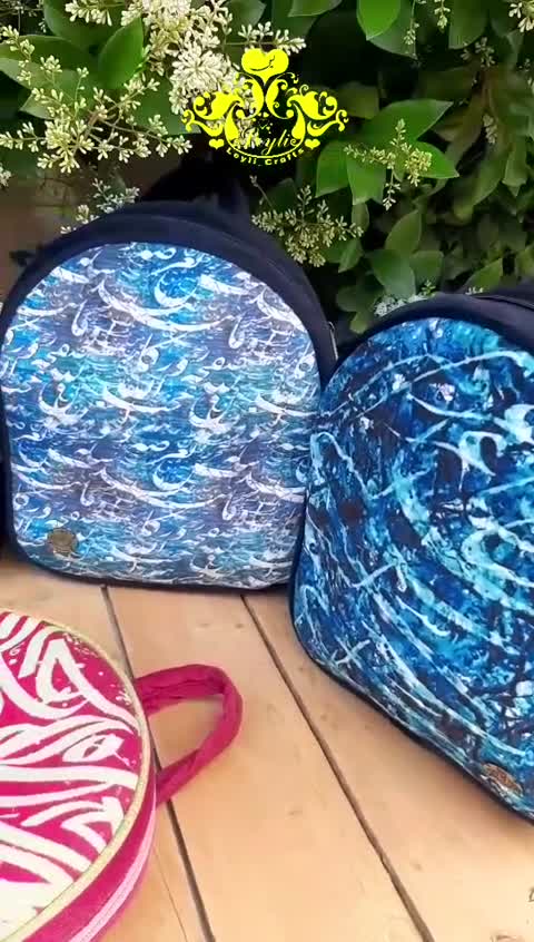 مینی کوله پشتی 3 کاره مخمل دست دوز از محصولات لیلی