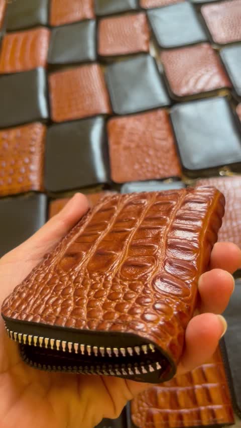 جاکارتی آکاردئونی  با چرم طبیعی