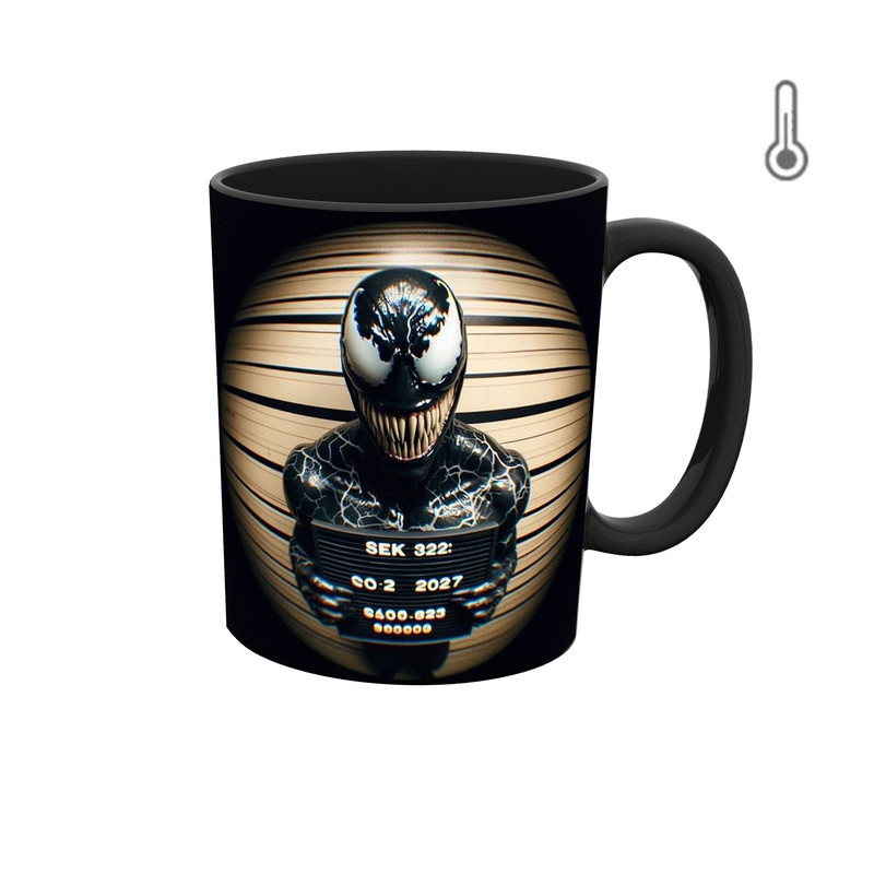 ماگ حرارتی طرح والپیپر ترسناک فیلم ونوم VENOM