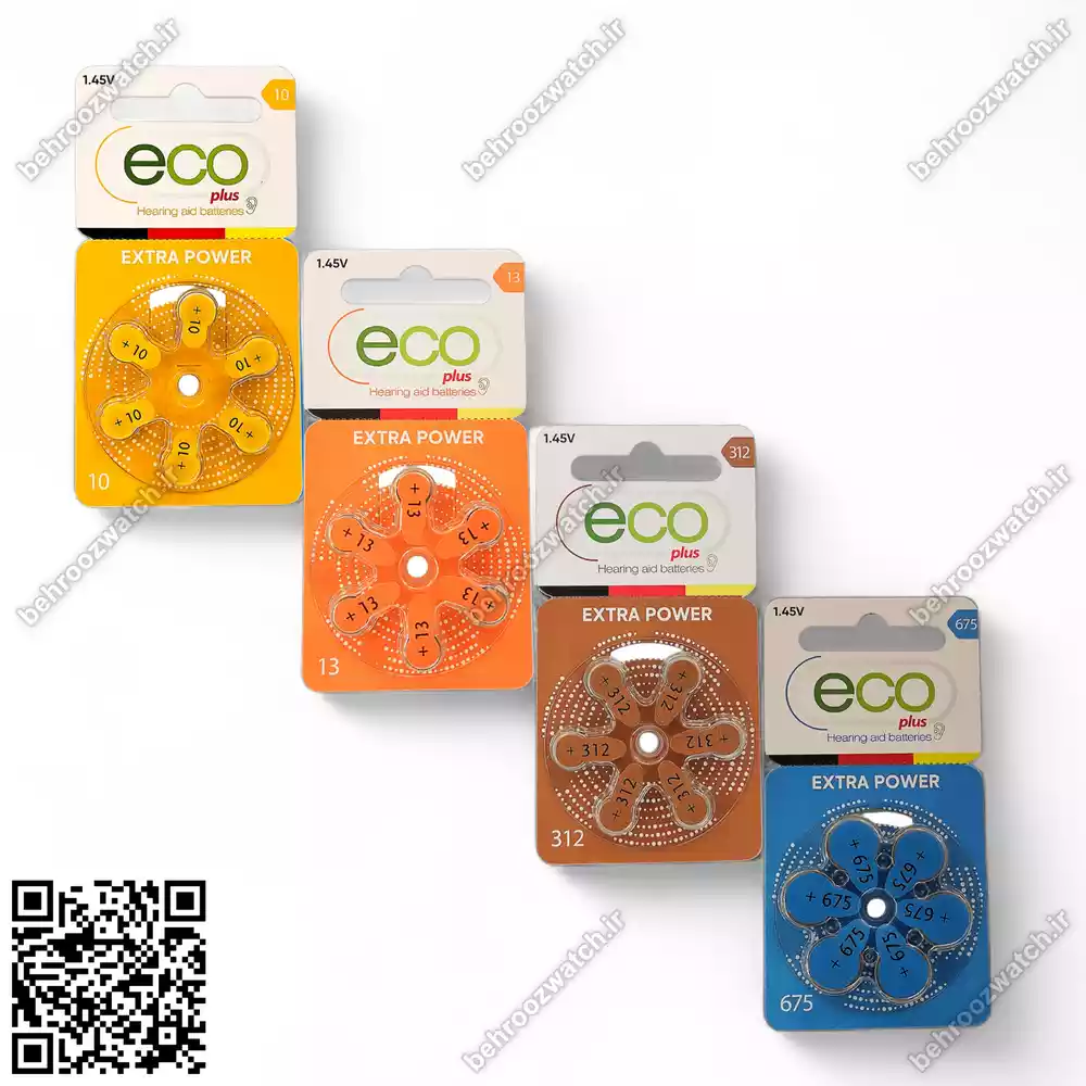 باتری سمعک اکو پلاس eco plus