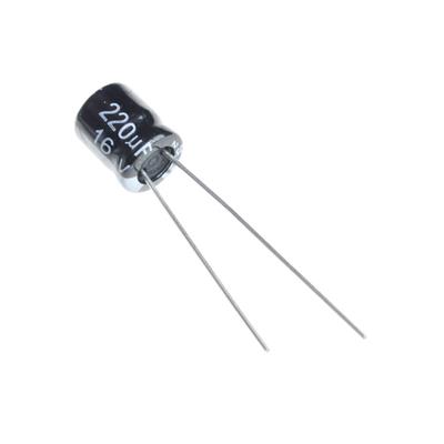 خازن الکترولیتی 220uF 16V