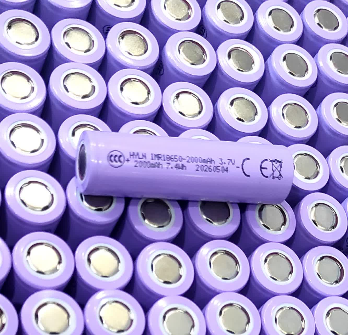 باتری لیتیومی 18650 3.7V 2000mA 10C