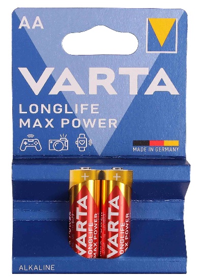 باتری آلکالاین قلمی وارتا AA VARTA MAX POWER