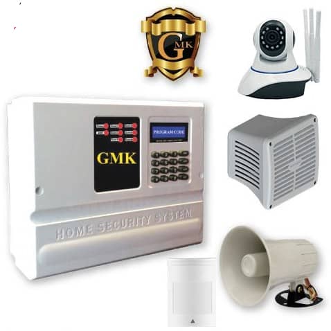 پکیج دزدگیر GMK سیمکارتی با 1 چشمی و دوربین بیبی کم