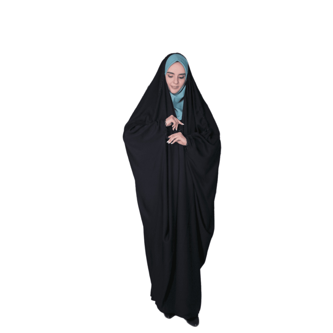 چادر مشکی جده جواهر دوزی طرح ویژه محرم ارسال رایگان