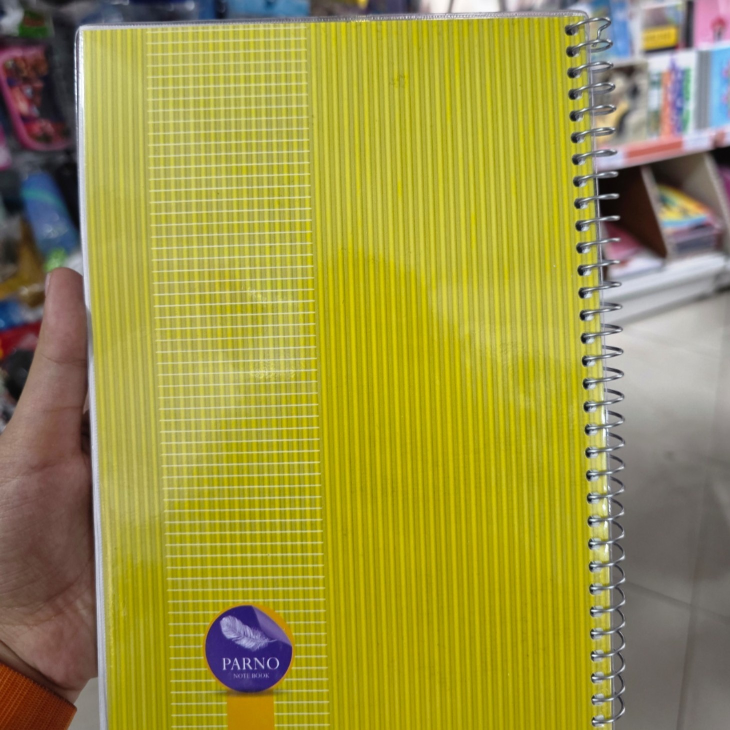 دفتر 100 برگ مجلد تک رنگ