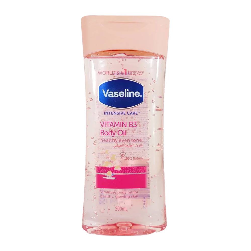 روغن بدن وازلین Vaseline Vitamin B3 حاوی ویتامین B3 حجم 200 میل