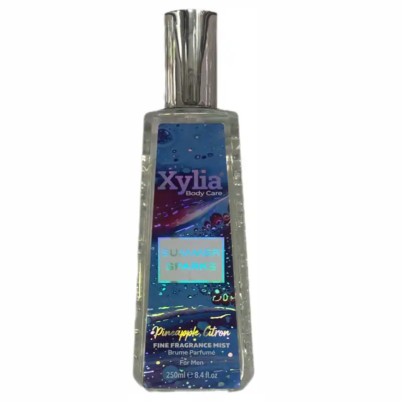 میست بدن و مو مردانه Xylia SUMMER SPARKS با رایحه آناناس و سیترون حجم 250 میل