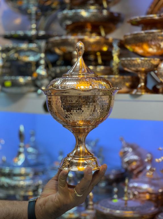 شکلات خوری لاله بزرگ مسی نانو شده