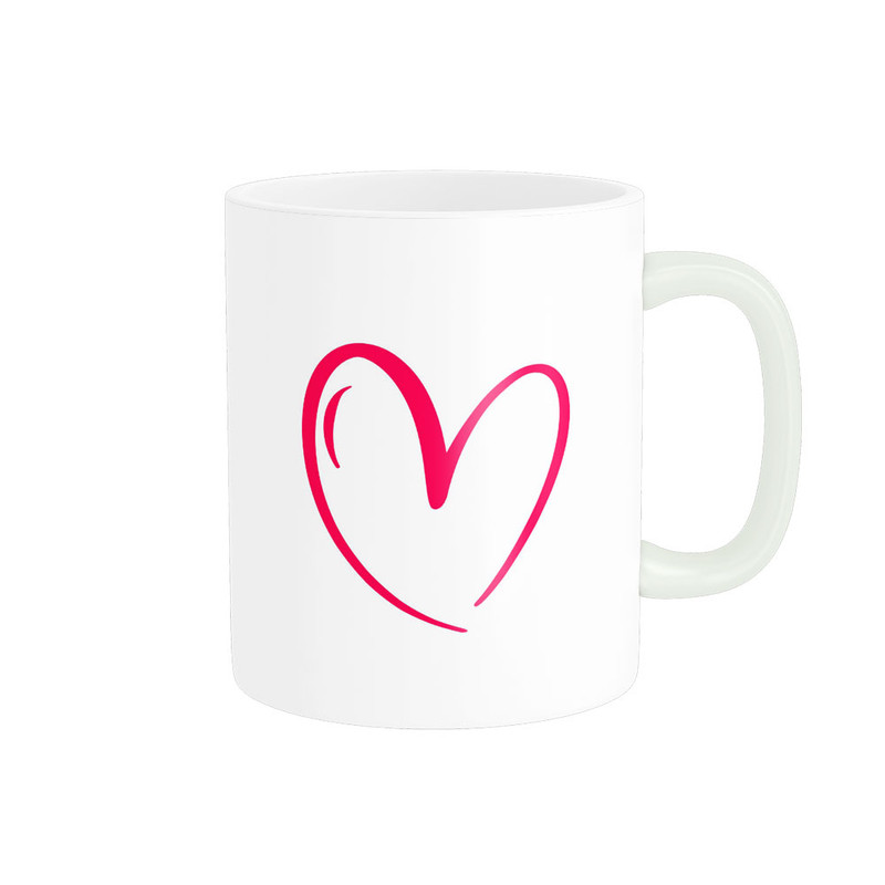 ماگ پادآفرین مدل عشق طرح قلب LOVE کد p6344